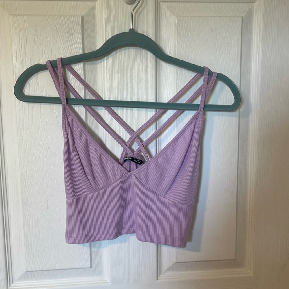 Shein Tank Top. Size Medium. Color purple
